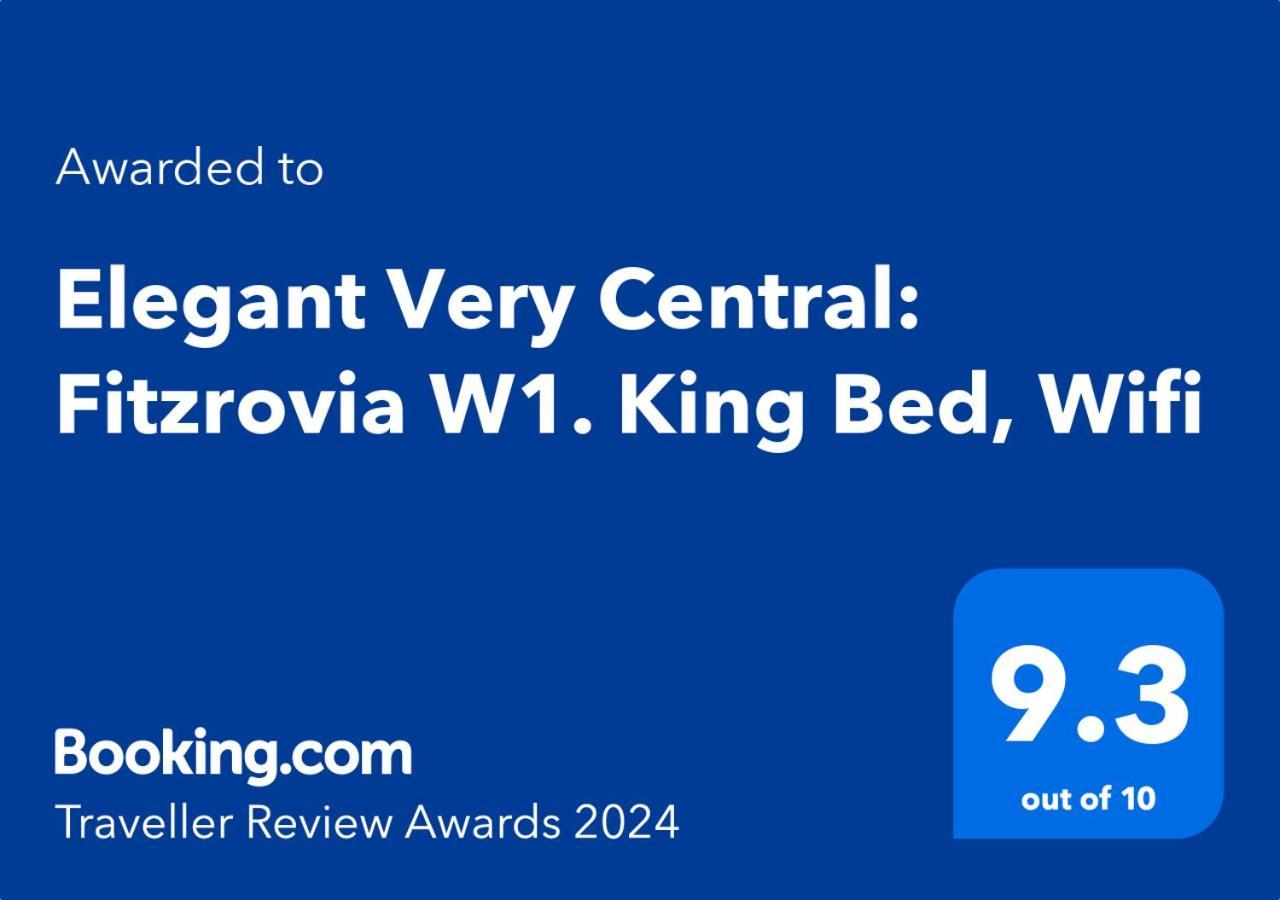 Elegant Very Central: Fitzrovia W1. King Bed, Wifi London Bagian luar foto